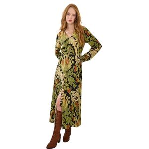 Joe Browns Women's V Neck Floral Print Boho Maxi Dress, Black, 6 Petite Joe Browns Women's V Neck Floral Print Boho Maxi Dress, Black, 6 Petite