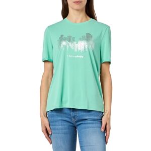ONLY Women's Onlfree Life Reg S/S City Top Box JRS T-Shirt, Green, Large ONLY Women's Onlfree Life Reg S/S City Top Box JRS T-Shirt, Green, Large