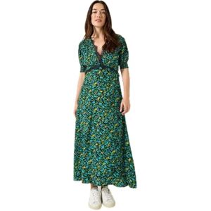 Joe Browns Women's Vintage-Inspired Floral Tea Dress, Green, 12 Joe Browns Women's Vintage-Inspired Floral Tea Dress, Green, 12