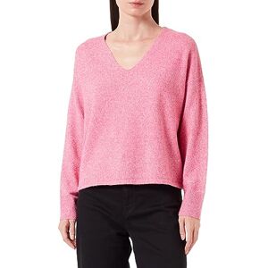 VERO MODA Women's Vmdoffy LS V-Neck Blouse Ga Noos Sweater, Fuchsia Purple/Detail:Melange, M VERO MODA Women's Vmdoffy LS V-Neck Blouse Ga Noos Sweater, Fuchsia Purple/Detail:Melange, M