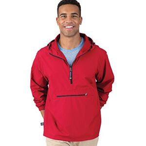Charles River Apparel Pack-N-Go Wind & Water-Resistant Pullover (Reg/Ext Sizes), Red, XXL Charles River Apparel Pack-N-Go Wind & Water-Resistant Pullover (Reg/Ext Sizes), Red, XXL