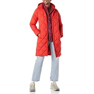 Amazon Essentials Women's Heavyweight Diamond Quilted Knee Length Puffer Coat Discontinued Colours, Red, XXL Amazon Essentials Women's Heavyweight Diamond Quilted Knee Length Puffer Coat Discontinued Colours, Red, XXL
