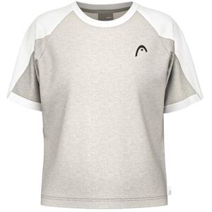 HEAD Womens Play Tech Short Sleeve T-Shirts, Grey, M EU HEAD Womens Play Tech Short Sleeve T-Shirts, Grey, M EU