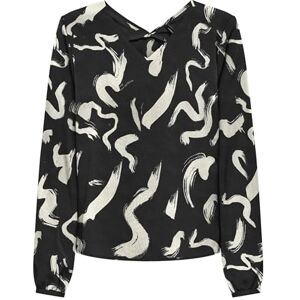 ONLY Women's Onlnova Life Vis L/S Mallory Top Blouse, Black/AOP: 587 Yoko, S ONLY Women's Onlnova Life Vis L/S Mallory Top Blouse, Black/AOP: 587 Yoko, S