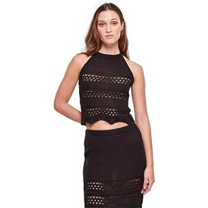 Urban Classics Women's Ladies Short Crochet Knit Neckholder Top Cami Shirt, Black, 4XL Urban Classics Women's Ladies Short Crochet Knit Neckholder Top Cami Shirt, Black, 4XL