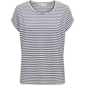 ONLY Women's Onlmoster Stripe S/S O-Neck Top JRS Noos T-Shirt, Cloud Dancer/Stripes:Naval Academy, M ONLY Women's Onlmoster Stripe S/S O-Neck Top JRS Noos T-Shirt, Cloud Dancer/Stripes:Naval Academy, M