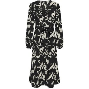 ONLY Women's Onlnova Life Vis Amy Long Dress, Black/AOP: 587 Yoko, L ONLY Women's Onlnova Life Vis Amy Long Dress, Black/AOP: 587 Yoko, L