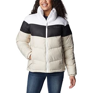 Columbia Women's Puffect Color Blocked Puffer Jacket, Dark Stone, Black, White, XL Columbia Women's Puffect Color Blocked Puffer Jacket, Dark Stone, Black, White, XL