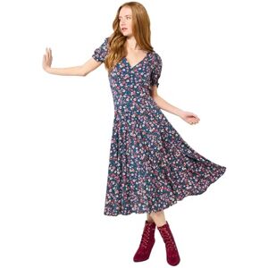 Joe Browns Women's Floral Print Ditsy Tea Dress, Blue, 8 Joe Browns Women's Floral Print Ditsy Tea Dress, Blue, 8