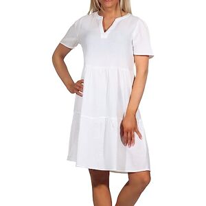 ONLY Women's Onlthyra Life SS V-Neck Dress WVN Cs Summer, Cloud Dancer, L ONLY Women's Onlthyra Life SS V-Neck Dress WVN Cs Summer, Cloud Dancer, L