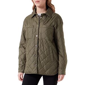 Geox Women's W Asheely Jacket, Military Olive, 8 Geox Women's W Asheely Jacket, Military Olive, 8