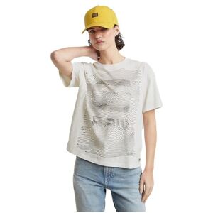 G-STAR Women's Faux Embro Loose Top, Grey (lt chalk D25030-D609-1284), L G-STAR Women's Faux Embro Loose Top, Grey (lt chalk D25030-D609-1284), L