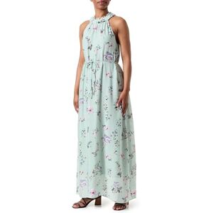ONLY Women's Onllucca Halterneck Maxi Dress Cs Ptm, Subtle Green/AOP:OCC. Romantic Garden, S ONLY Women's Onllucca Halterneck Maxi Dress Cs Ptm, Subtle Green/AOP:OCC. Romantic Garden, S