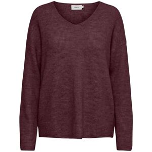 ONLY Women's Onlcamilla V-Neck L/S Pullover KNT Noos Sweater, Port Royale/Detail:Melange, M ONLY Women's Onlcamilla V-Neck L/S Pullover KNT Noos Sweater, Port Royale/Detail:Melange, M