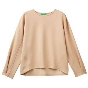 United Colors of Benetton Women's 38y6d108o G/C Jersey Sweatshirt, Beige 1k3, L United Colors of Benetton Women's 38y6d108o G/C Jersey Sweatshirt, Beige 1k3, L