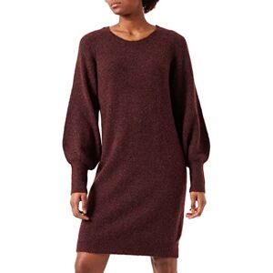 VERO MODA Women's VMSIMONE LS O-Neck Dress GA NOOS, Port Royale/Detail:Melange, XS VERO MODA Women's VMSIMONE LS O-Neck Dress GA NOOS, Port Royale/Detail:Melange, XS