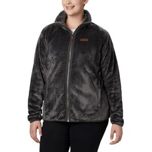 Columbia Women's Fire Side Ii Sherpa Full Zip Fleece Jacket, Shark, 3XL Columbia Women's Fire Side Ii Sherpa Full Zip Fleece Jacket, Shark, 3XL