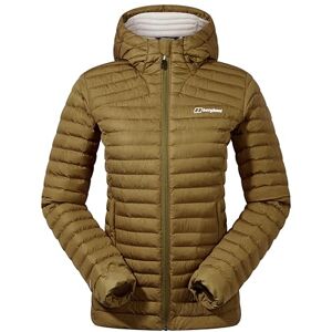 Berghaus Women's Nula Micro Synthetic Insulated Jacket Lightweight Warm Water Resistant Coat Puffer Jacket, Oak Moss, 16 Berghaus Women's Nula Micro Synthetic Insulated Jacket Lightweight Warm Water Resistant Coat Puffer Jacket, Oak Moss, 16
