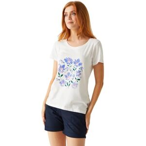 Regatta Women's Filandra VIII T-Shirts, White Floral, 16 (XL) Regatta Women's Filandra VIII T-Shirts, White Floral, 16 (XL)