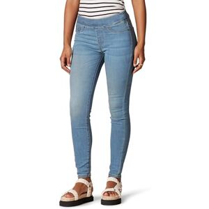 Amazon Essentials Women's Mid-Rise Stretch Pull-On Jegging Discontinued Colours, Light Wash, 18 Long Amazon Essentials Women's Mid-Rise Stretch Pull-On Jegging Discontinued Colours, Light Wash, 18 Long