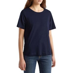 United Colors of Benetton Women's 31vkd104k t-Shirt, Midnight Blue 016, S United Colors of Benetton Women's 31vkd104k t-Shirt, Midnight Blue 016, S