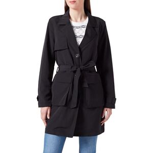 ONLY Women's Onlcaroline Trenchcoat Cc OTW Trench Coat, Black, M ONLY Women's Onlcaroline Trenchcoat Cc OTW Trench Coat, Black, M