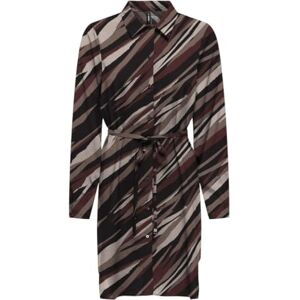 ONLY Women's Onlnova Life Vis L/S Shirt Dress, Black/AOP:592 Charm Boho, L ONLY Women's Onlnova Life Vis L/S Shirt Dress, Black/AOP:592 Charm Boho, L