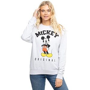 Disney Womens Crew Neck Sweater Mickey Mouse XL Lightgrey Disney Womens Crew Neck Sweater Mickey Mouse XL Lightgrey