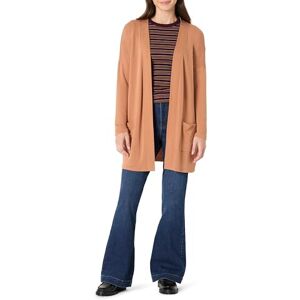 Amazon Essentials Women's Relaxed-Fit Ultra-Lightweight Open-Front Cardigan, Light Caramel, L Amazon Essentials Women's Relaxed-Fit Ultra-Lightweight Open-Front Cardigan, Light Caramel, L