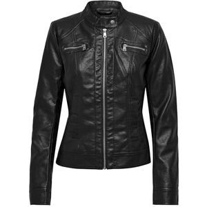 ONLY Women's Damen Kunstlederjacke Bandit 15081400 Black 44 Faux Leather Jacket, Black, 44 ONLY Women's Damen Kunstlederjacke Bandit 15081400 Black 44 Faux Leather Jacket, Black, 44