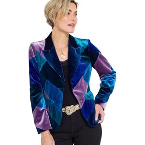 Joe Browns Female Bold Blue Patchwork Boutique Jacket, Regular, Blue, UK 16 Joe Browns Female Bold Blue Patchwork Boutique Jacket, Regular, Blue, UK 16