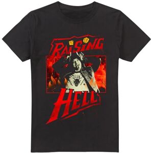 Stranger Things Eddie Munson Raising Hell Unisex T Shirt, Black, XXXX-Large Stranger Things Eddie Munson Raising Hell Unisex T Shirt, Black, XXXX-Large