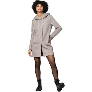 ONLY Women's ONLSEDONA Light Coat OTW NOOS Jacket, WalnutDetail:Melange w. Pumice Stone, XL ONLY Women's ONLSEDONA Light Coat OTW NOOS Jacket, WalnutDetail:Melange w. Pumice Stone, XL