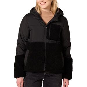 Amazon Essentials Women's Full-Zip Sherpa Fleece Hooded Puffer Jacket, Black, XS Amazon Essentials Women's Full-Zip Sherpa Fleece Hooded Puffer Jacket, Black, XS