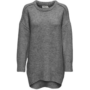 ONLY Women's Onlaya Life L/S Loose O-Neck CC KNT Knitted Jumper, Medium Grey Melange, M ONLY Women's Onlaya Life L/S Loose O-Neck CC KNT Knitted Jumper, Medium Grey Melange, M