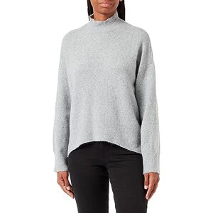 VERO MODA Women's Vmdofwool LS Highneck Pullover Ga Noos Sweater, Light Grey Mix, S VERO MODA Women's Vmdofwool LS Highneck Pullover Ga Noos Sweater, Light Grey Mix, S