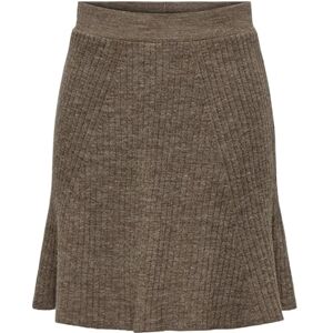 ONLY Women's Onlmonica Hw Mini Skirt KNT, Malt Ball/Detail: Melange, M ONLY Women's Onlmonica Hw Mini Skirt KNT, Malt Ball/Detail: Melange, M