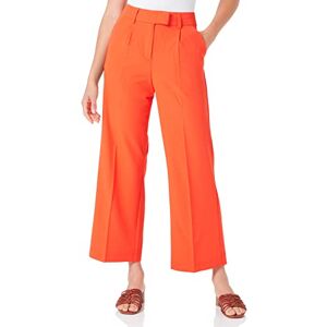 VERO MODA Women's Vmzelda Hr Wide Trousers Pants, Scarlet Ibis, 34W x 30L VERO MODA Women's Vmzelda Hr Wide Trousers Pants, Scarlet Ibis, 34W x 30L