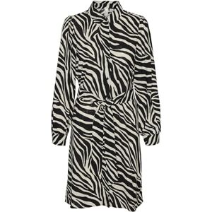 VERO MODA Women's Vmteagan L/S Abk Shirt Dress WVN Btq Ga, Birch/AOP: Teagan, L VERO MODA Women's Vmteagan L/S Abk Shirt Dress WVN Btq Ga, Birch/AOP: Teagan, L