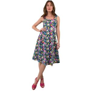 Joe Browns Women's Colour Pop Floral Strappy Mini Dress, Navy, 18 Joe Browns Women's Colour Pop Floral Strappy Mini Dress, Navy, 18