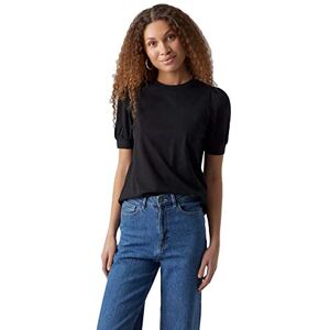 VERO MODA Women's VMKERRY 2/4 O-Neck TOP VMA NOOS Shirt, Black, L VERO MODA Women's VMKERRY 2/4 O-Neck TOP VMA NOOS Shirt, Black, L