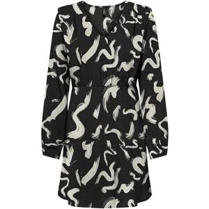 ONLY Women's Onlnova Life Vis L/S Monica Dress, Black/AOP: 587 Yoko, S ONLY Women's Onlnova Life Vis L/S Monica Dress, Black/AOP: 587 Yoko, S