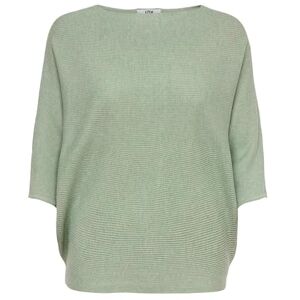 JDY ONLY Women's NEW Behave BATSLEEVE PULLOV. KNT NOOS Sweater, Basil/Detail:Melange, M JDY ONLY Women's NEW Behave BATSLEEVE PULLOV. KNT NOOS Sweater, Basil/Detail:Melange, M