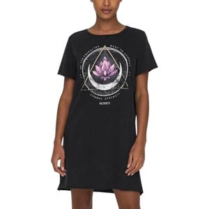 ONLY Women's ONLLUCY Life Dress S/S JRS NOOS Dress, Black/Print: Lotus, XL, Black/Print: Lotus, XL ONLY Women's ONLLUCY Life Dress S/S JRS NOOS Dress, Black/Print: Lotus, XL, Black/Print: Lotus, XL