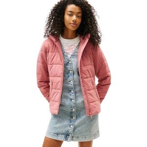 Tommy Jeans Womens Tjw Slim Lw Hooded Padded Dw0dw20959 Puffer Jacket, Pink (Tahiti Berry), M UK Tommy Jeans Womens Tjw Slim Lw Hooded Padded Dw0dw20959 Puffer Jacket, Pink (Tahiti Berry), M UK
