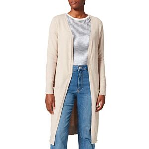 Jacqueline de Yong NOS Women's Jdymarco L/S Long Knt Noos Cardigan, Beige (Beige Detail: Melange), XL UK