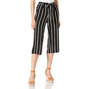ONLY ONLWINNER PALAZZO CULOTTE PANT NOOS WVN, womens Culotte Trouser, Black/stripes: camel stripe, 10 UK (38 EU) ONLY ONLWINNER PALAZZO CULOTTE PANT NOOS WVN, womens Culotte Trouser, Black/stripes: camel stripe, 10 UK (38 EU)
