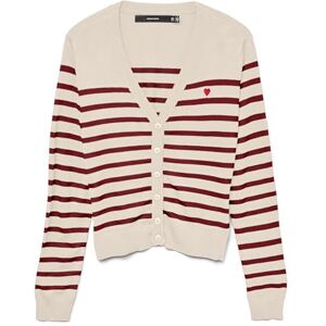 VERO MODA Women's Vmdory LS V-Neck Cardigan Boo, Birch, XS VERO MODA Women's Vmdory LS V-Neck Cardigan Boo, Birch, XS