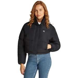 Calvin Klein Women’s Cropped Fit Matte Puffer Jacket, Black (Ck Black), XL Calvin Klein Women’s Cropped Fit Matte Puffer Jacket, Black (Ck Black), XL