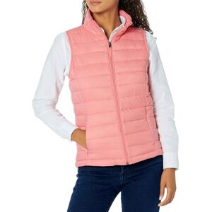 Amazon Essentials Women's Lightweight Water-Resistant Packable Puffer Gilet, Pink, XXL Amazon Essentials Women's Lightweight Water-Resistant Packable Puffer Gilet, Pink, XXL